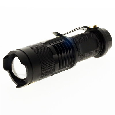 Pocket focusing led flashlight , 3W LED high intensity flashlight 200LM