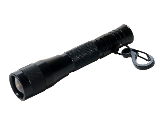 Pocket Warm White Led Flashlight , Zoom Keychain Super Bright Flashlight