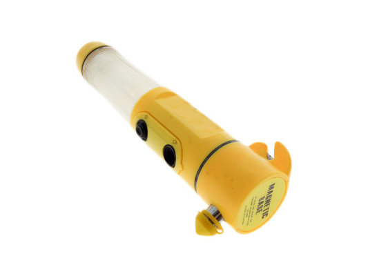 AA Batteries Emergency LED Flashlight Yellow Color For Alarm Lighting