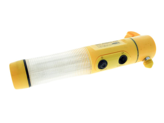 AA Batteries Emergency LED Flashlight Yellow Color For Alarm Lighting