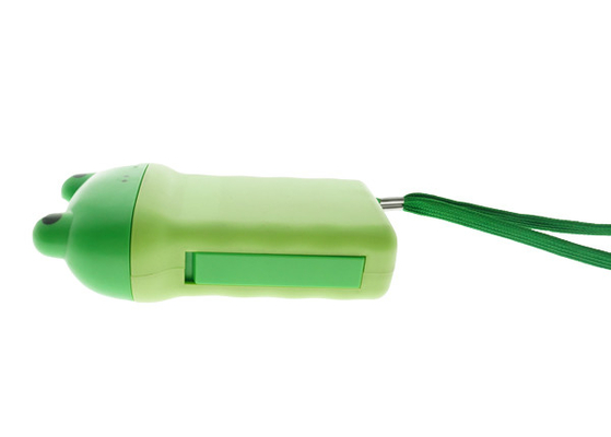 Frog Shape Toy Promotional Dynamo LED Flashlight Self Charging Torch