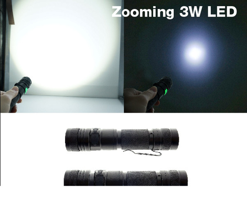 Portable Rechargeable EDC LED Flashlight Compact Glow With Micro USB Charging