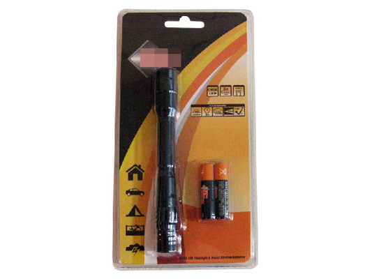 Household 130 Lumen Led Flashlight Hand Size High Brightness With Pen Clip
