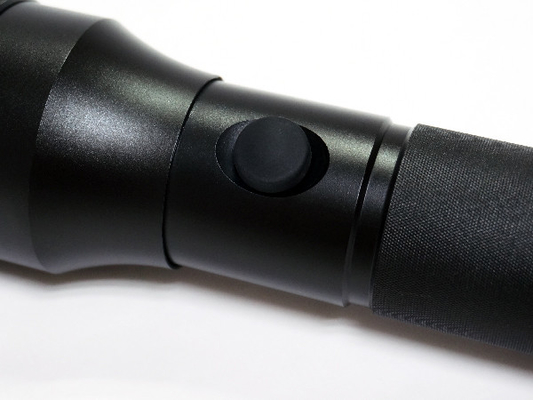 Self Defense Police Security Led Flashlight , Led Security Torch 6400K