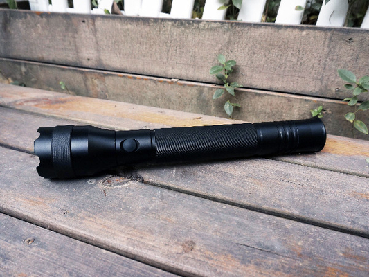 Aluminium Alloy Cree LED Security Flashlight 1500 Lumen Black Shell Color