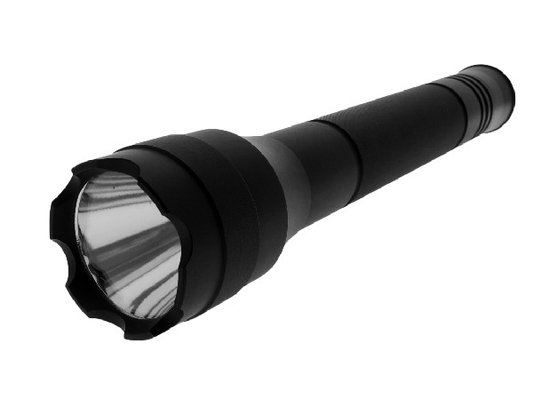 Aluminium Alloy Cree LED Security Flashlight 1500 Lumen Black Shell Color