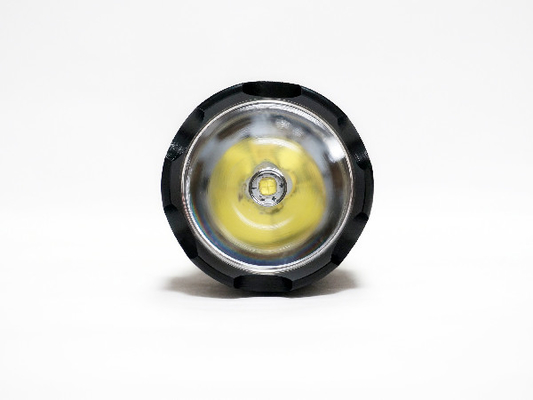 Waterproof Push Button Led Flashlight , Window Break 1500lm Flashlight Torch Light