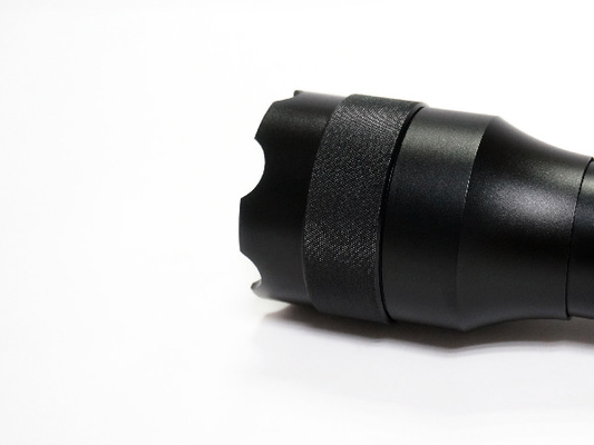 Waterproof Push Button Led Flashlight , Window Break 1500lm Flashlight Torch Light