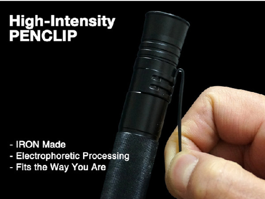 150 Lumens Stylus Led Flashlight , High Brightness Led Pocket Pen Light