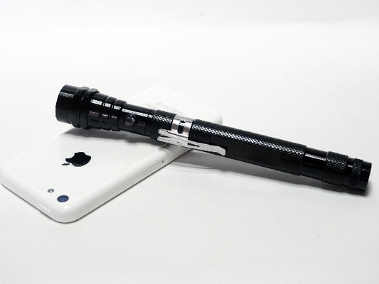 2 Magnet Telescopic LED Pen Flashlight 120cd IPX4 Waterproof Pick Up Tools