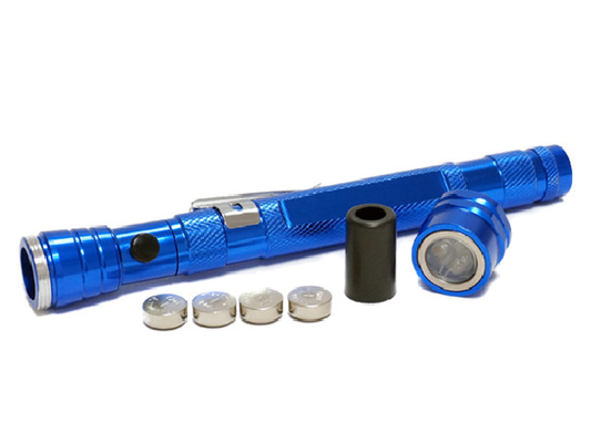 2 Magnets Focus Adjustable Outdoor LED Flashlight Torch For Emergency
