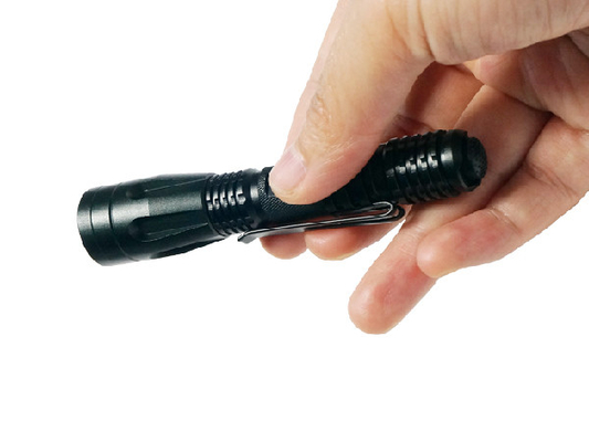 Metal Outdoor LED Flashlight IPX7 Waterproof 50LM LED Lighting Source