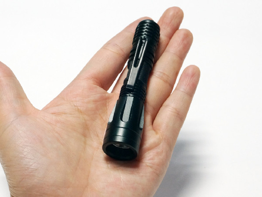 Mini Aluminum Alloy Outdoor LED Flashlight Metal Night Torch Type Customized LOGO