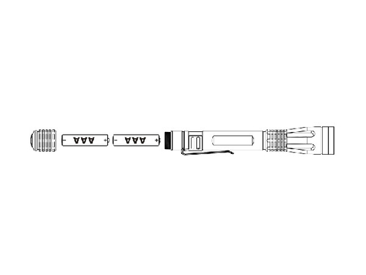 IPX7 2AAA Tactical Led Pen Torch Law Enforcement With Holster 2h Runtime