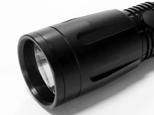 High Power Police Security Flashlight , Customized Tactical Police Flashlight
