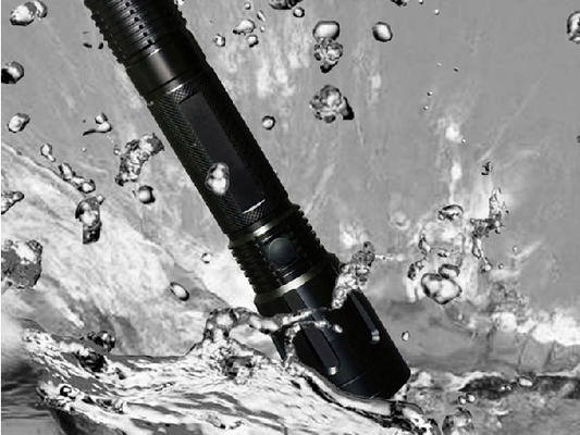 6400K High Power Led Flashlight ,  Husky Led Flashlight With Plano Lens