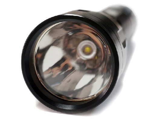 Camping Military Tactical Torch , Push Button Tactical Strobe Flashlight