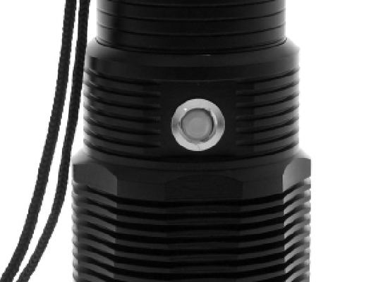 Heat Sink Rechargeable LED Security Flashlight 3000lm Waterproof 30W Power