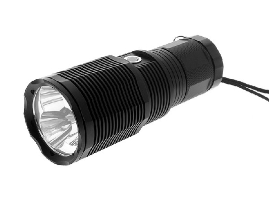 Water Resistant Ncerechargeable Led Torch , Rechargeable Tactical Flashlight