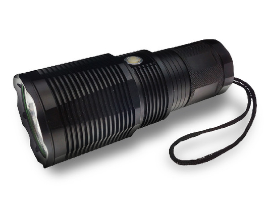 High Lumen Rechargeable LED Flashlight IP67 Waterproof For Security