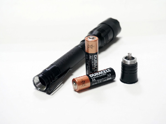 1.3W High Intensity Led Flashlight , Flashlight Led Torch Tail Stand Design