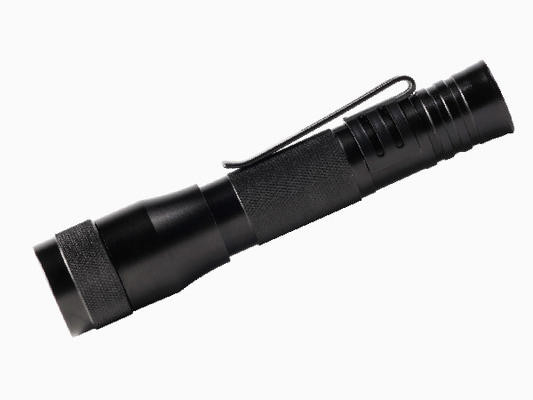 EDC Brightness Cree LED Keychain Flashlight Black Color With Red Filter