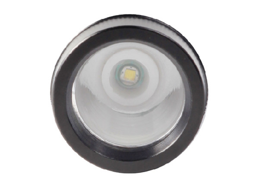 EDC Brightness Cree LED Keychain Flashlight Black Color With Red Filter