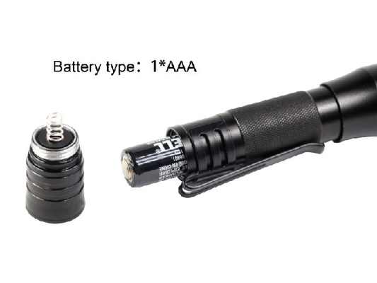 Push Button Custom Keychain Flashlights Portable Type Aluminum Alloy Material
