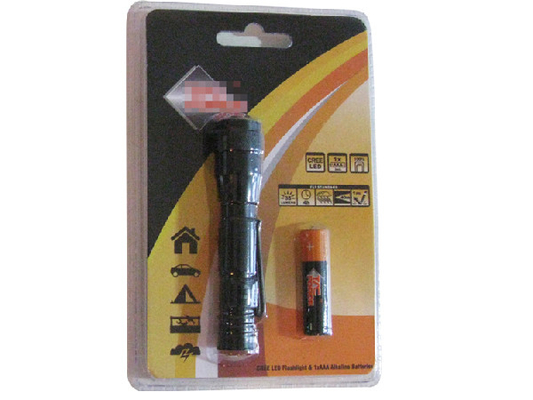 Cree Q5 Edc Keychain Flashlight , Tactical Keychain Flashlight Flexible Reading