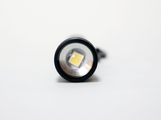 Small Bright Outdoor LED Flashlight Keychain Aluminum Alloy Material Black Color