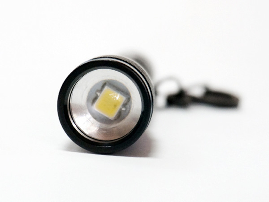 Aluminum Alloy Hand Torch LED Keychain Flashlight 40m Beam Distance