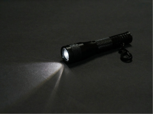 Mini Zoom Warm White LED Keychain Flashlight With 1 * AAA Dry Battery