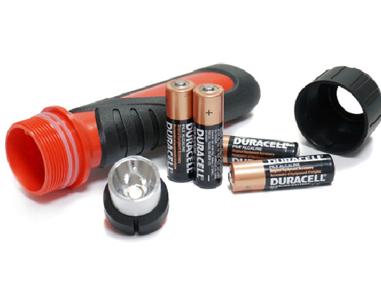 IPX8 Waterproof Led Diving Flashlight , 4AA Battery 10m Scuba Diving Flashlight