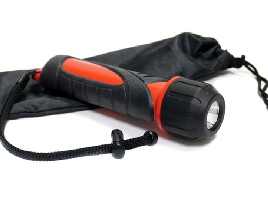 IPX8 Waterproof Led Diving Flashlight , 4AA Battery 10m Scuba Diving Flashlight