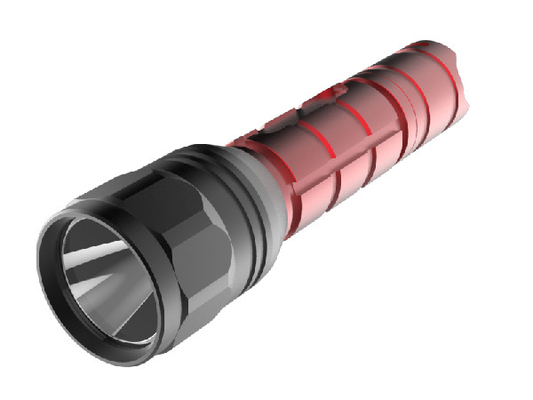 Anti Rolling Pocket Zoomable LED Torch , Intrinsically Safe Led Flashlight