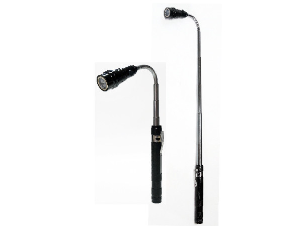 Extendable Magnetism LED Pen Flashlight 22m Beam Distance Customizable Color