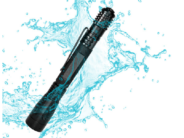IPX7 2AAA Tactical Led Pen Torch Law Enforcement With Holster 2h Runtime