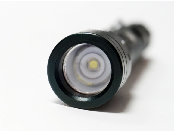2aaa Engraved  LED Pen Flashlight Flat Lens Type Aluminum Alloy Body Material
