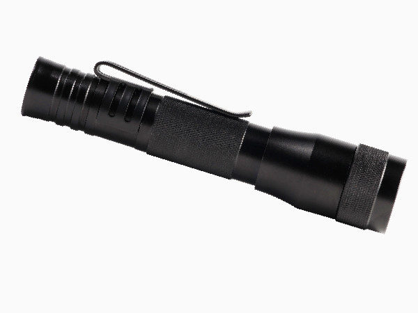 Waterproof Pocket Led Keyring Flashlight , Black Color Small Keychain Flashlight